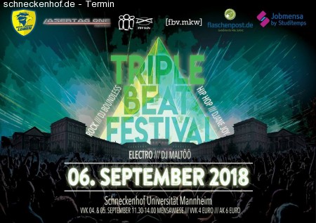Triple Beat Festival 2.0 - Fotobox Werbeplakat