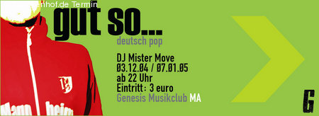 Gut So! Werbeplakat