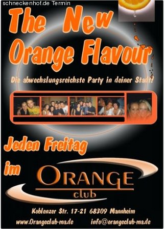 The new Orange Flavour Werbeplakat