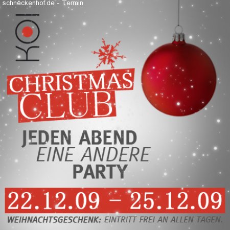 After-Weihnachtsmarkt-Club Werbeplakat
