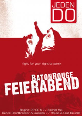 Feierabend Werbeplakat