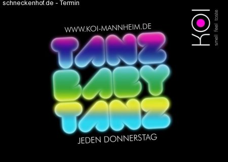 TANZ BABY TANZ - DJ SimonSays Werbeplakat