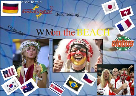 WM-Finale - gro&szlig;e WM Party Werbeplakat
