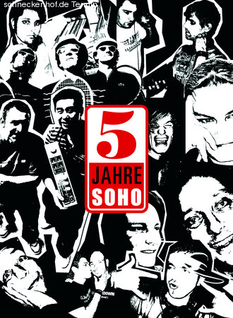5 Jahre SOHO Werbeplakat