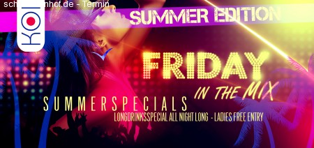 FRIDAY in the MIX - M-Lance Werbeplakat