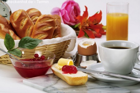 Frühstück Werbeplakat