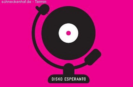 Disko Esperanto Werbeplakat