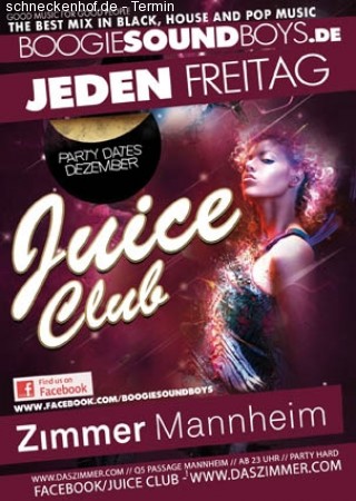 University Juice - Das Zimmer Werbeplakat