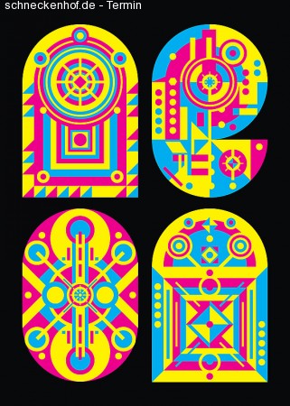 Neon Werbeplakat