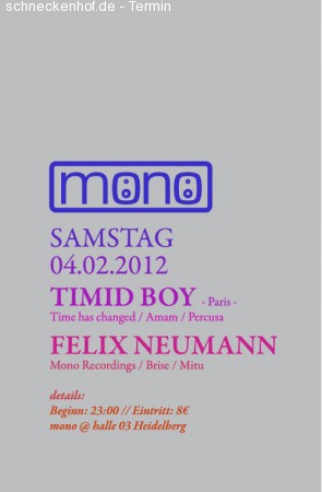 Mono Werbeplakat