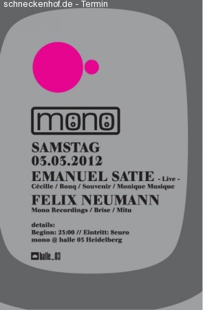 Mono Werbeplakat