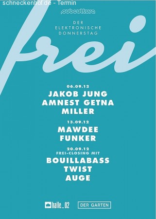 FREI Werbeplakat