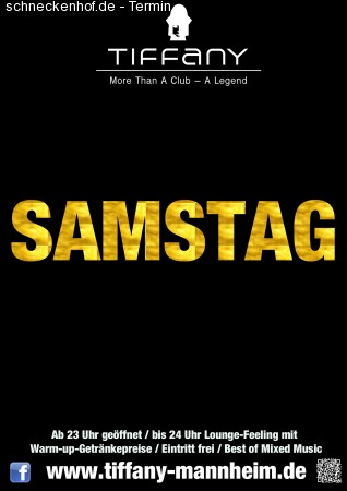 Samstag Werbeplakat
