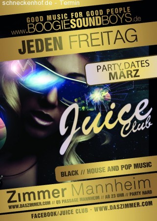 Juice Club – Ladies Night Werbeplakat