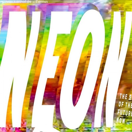 Neon Werbeplakat