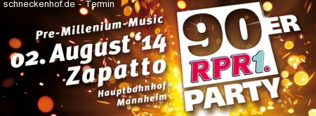90´er RPR 1. Party Werbeplakat