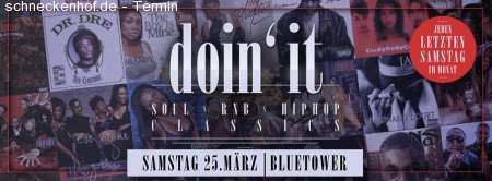 DOIN It - Premium R&BxHipHopxSoul Werbeplakat