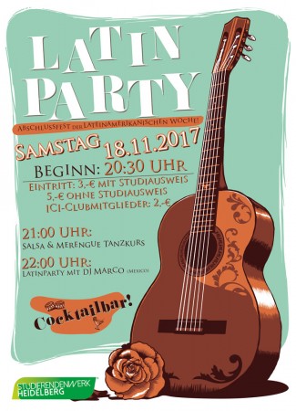 ICI-Club: Latin-Party mit DJ Marco Werbeplakat